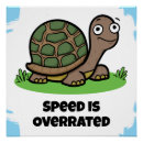Recherche de vitesse posters Tortue