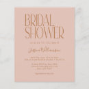 Recherche de blush bridal shower invitations Moderne