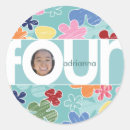 Recherche de 4ème autocollants Fleurs