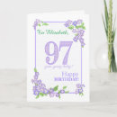 Suche nach 97 geburtstag karten Blume