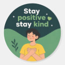 Recherche de restez positif autocollants Motivationnel