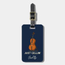 Suche nach musiker gepäckanhänger Cello