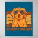 Suche nach goldener hund poster Stil
