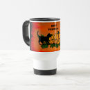 Recherche de chat coloré tasses Citrouille