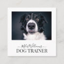 Recherche de comportement cartes visite Dresseur de chien