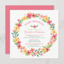 Recherche de florale baby shower fille invitations Printemps