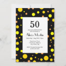 Recherche de et polka jaune invitations Pour elle
