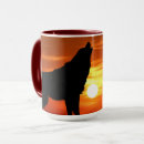 Recherche de loup hurlant tasses Animal
