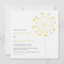 Recherche de de pissenlit mariage invitations Printemps