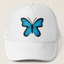 Recherche de papillon bleu casquettes Été