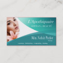 Recherche de thérapie cartes visite Esthetician