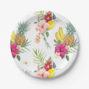 Recherche de hibiscus paper assiettes Tropical