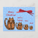 Recherche de de chat noël cartes Animal