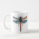 Recherche de motif de libellule tasses Nature