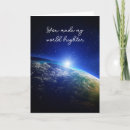 Recherche de lumière monde vœux cartes Planète