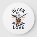 Suche nach schwarze liebe wanduhren Katze