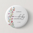 Suche nach elegante babyparty buttons Blumig