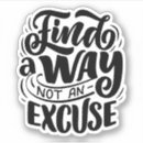 Recherche de excuse autocollants Noir