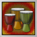 Suche nach der trommel poster Djembe
