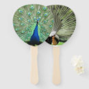 Recherche de la fan de paon Bleu