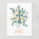 Recherche de pâques religieuse cartes postales Crucifix