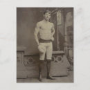Recherche de vintage de boxe cartes postales Homme