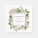 Recherche de motif floral serviettes Jardin
