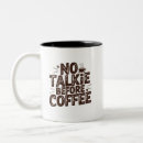 Recherche de no no talkie tasses Amateurs de café