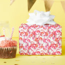 Recherche de palme papier cadeau Flamingo