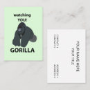 Recherche de gorille cartes visite Primate