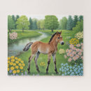 Suche nach fohlen puzzle Wiese