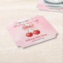 Recherche de cerise dessous de verres Baby shower cerisier