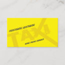 Suche nach passagier visitenkarten Taxifahrer