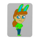 Recherche de lapin bleu magnets Mignon