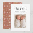 Recherche de deux bébés invitations Élégant