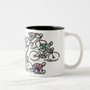 Recherche de tasse de bicyclette tasses Illustration