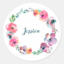 Suche nach elegante blumen aufkleber Aquarell