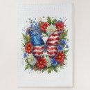 Recherche de blanc et bleu rouges puzzles Fierté américaine