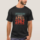 Recherche de année 1962 tshirts Anniversaire