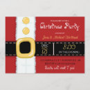 Recherche de costume du père noël invitations Rouge