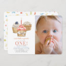 Recherche de cupcake 1ans anniversaire invitations Baby girl