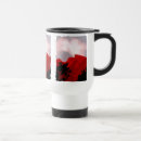 Recherche de paysage abstrait tasses Rouge