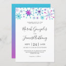 Suche nach schneeflocken hochzeits einladungen Winterwunderland