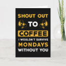 Recherche de cafés vœux cartes Amateurs de café