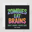 Recherche de zombie invitations Drôle