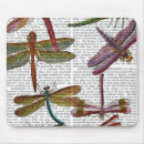 Recherche de libellule tapis souris Feuille de fleur