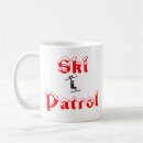 Recherche de patrouille tasses Ski