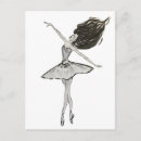 Recherche de professeur de danse cartes postales Ballet