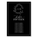Suche nach schwarz weiß hochzeit tischkarten Schrift