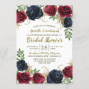 Suche nach winter bridal shower einladungen Marineblau
